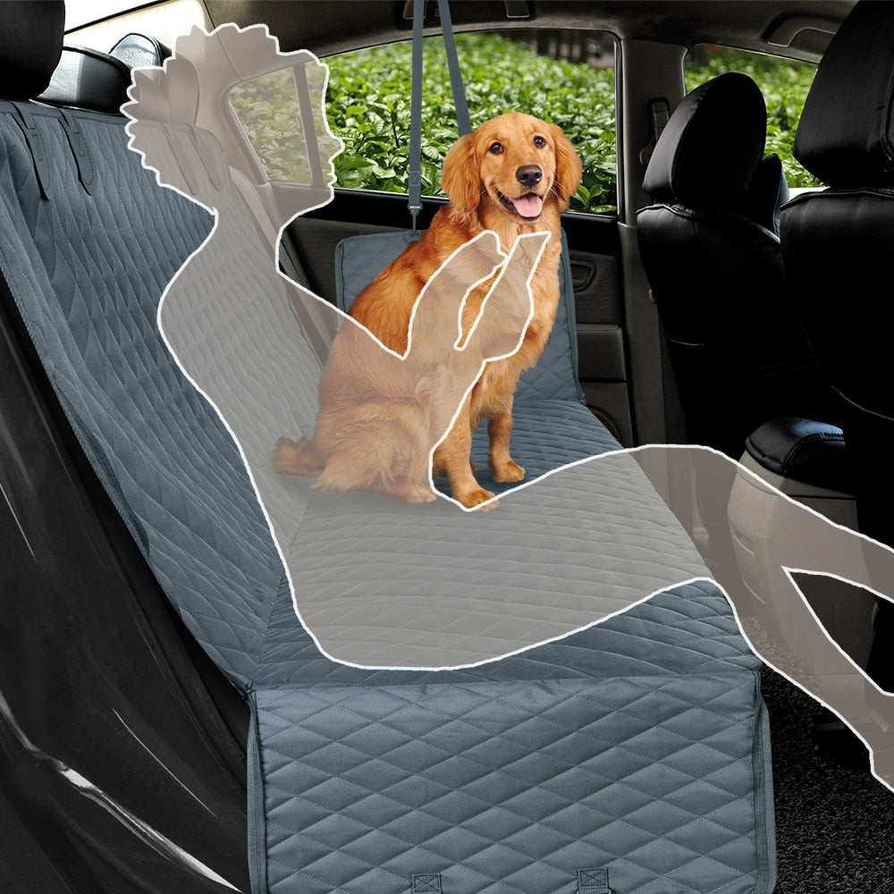 Hondendeken auto - Achterbank beschermhoes - Inclusief gratis hondenriem - DilaTrendshop